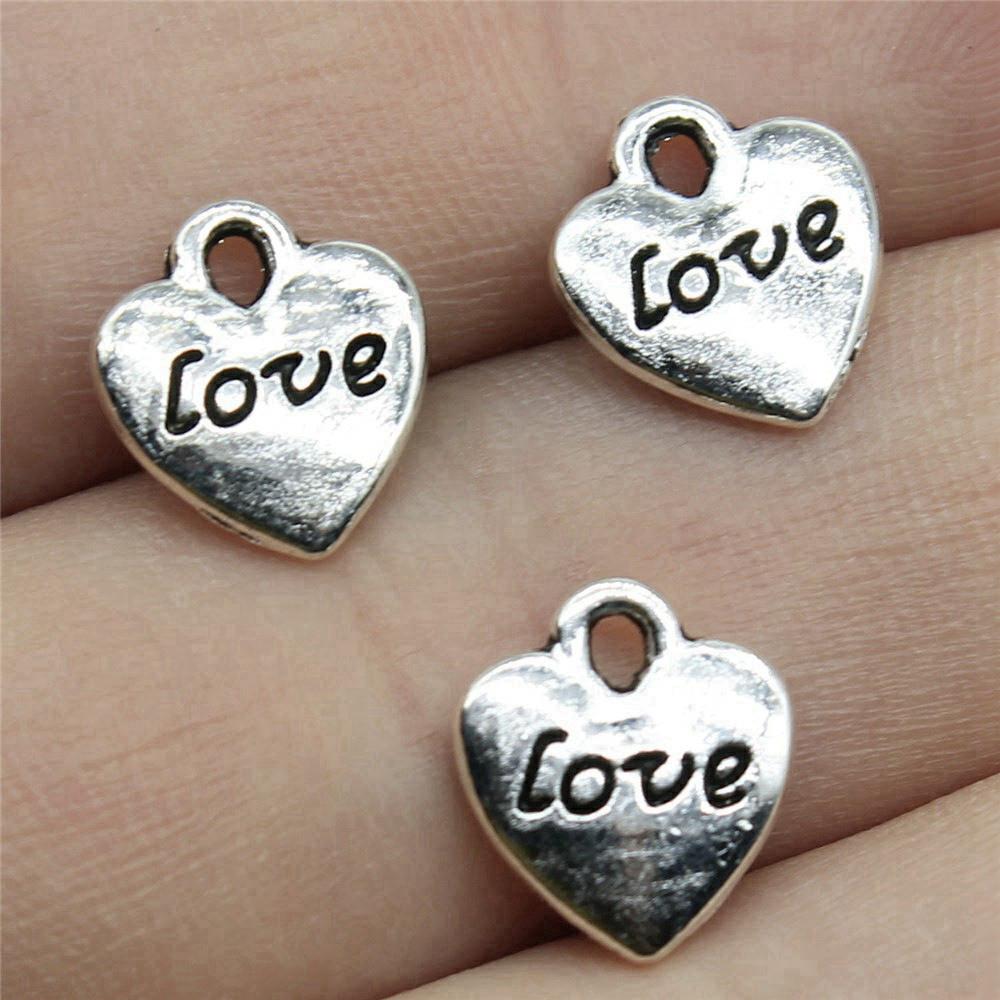 

Любовь Сердце Теги Лучшие Друзья Подвески Подвеска Женские Украшения Оптом Новые Украшения A16-10pcs-11x10mm