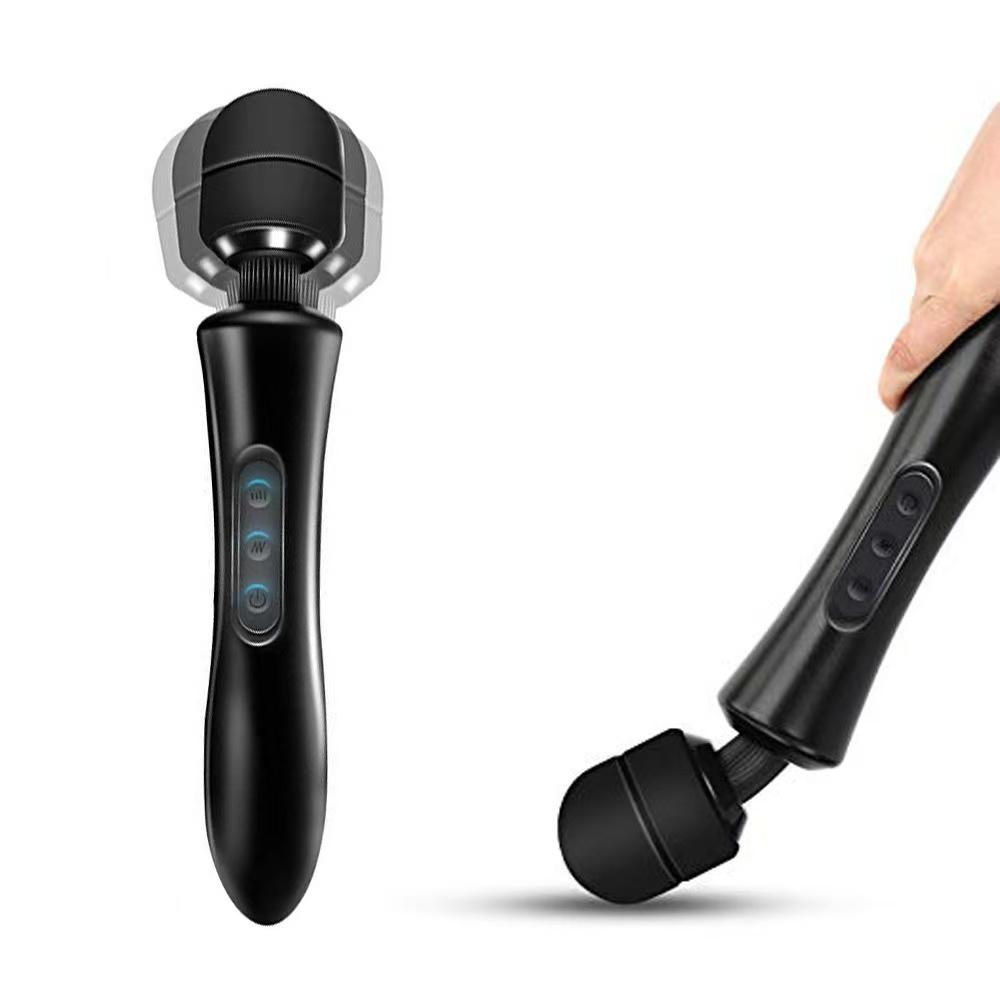 Bacchetta Magica Potente AV Vibratore Giocattoli Sessuali per Donna Stimolatore Clitorideo Giocattoli per Negozio Sessuale per Adulti Vibrante Punto G Dildo per donna