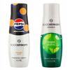 Conjunto de 2 concentrados e xaropes para água. Sodastream Pepsi MAX Manga + Mojito