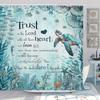 Fantasy Cat Riding Dinosaur Waterproof Shower Curtain - Starry Night Wave Art for a Unique and Playful Bathroom Decor
