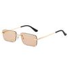 Rimless Sunglasses Women'S Square Small Frame Ocean Piece Spring Leg Sunglasses Trend Street Glasses