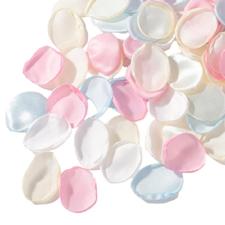 200Pcs Realistic Fabric Rose Petal Artificial Silk Flower Petal for Wedding Decoration Vase Floral Arrangements