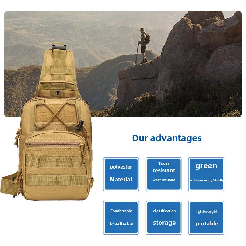 Men's Outdoor Tactical Chest Bag - Travel & Sport Shoulder Messenger Bag