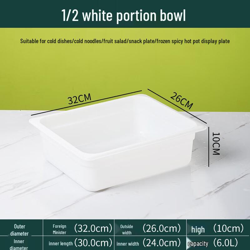Transparent Acrylic Gastronorm Food Pan