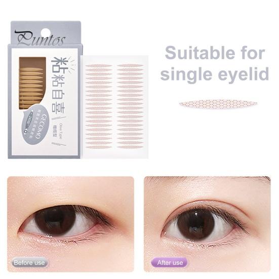 1 Box Natural Double Eyelid Tape Super Sticky Long-lasting Invisible Stickers for Realistic Eyelid Lifts Glue-free Eyelid Lifter Beauty Sticker