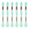 6 Skeins Embroidery Floss, Gradient Colors Polyester Embroidery Threads Bracelets String for Cross-Stitch Hand Embroidery