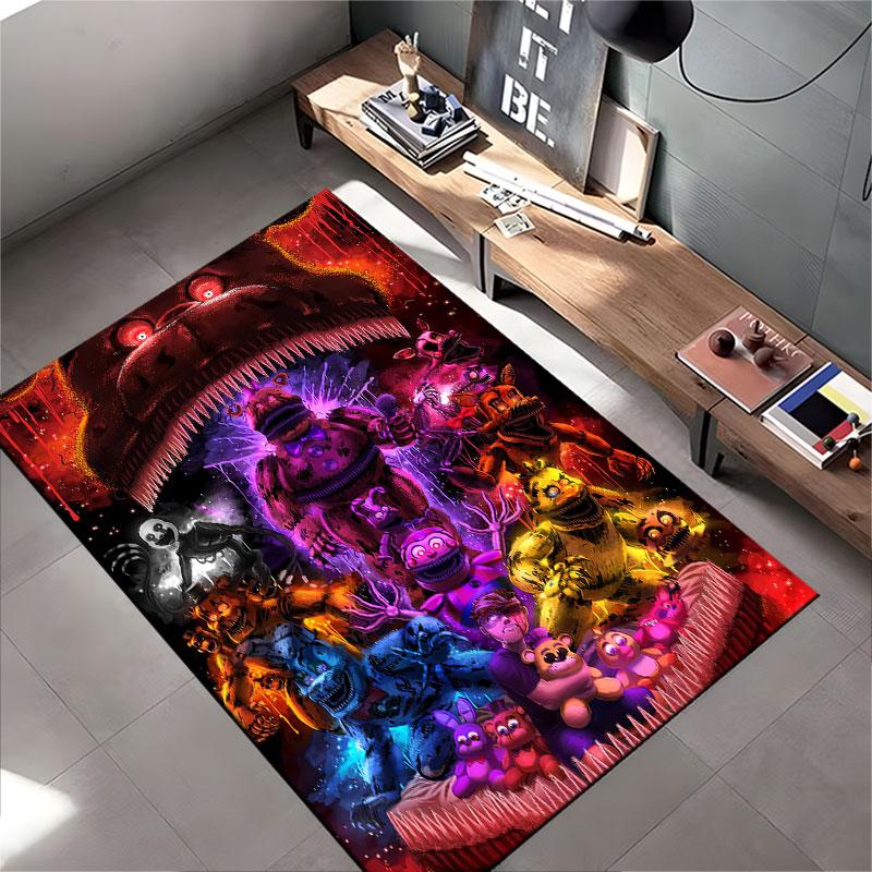 "Colorful Scary Animatronic Art" suitable as a non-slip mat for the living room or bedroom sofa