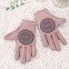 Cold Wingproof Warm Kids Gloves with Zipper Bicycle Sports Mittens  Kids Gift