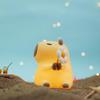 Capybara Pat-Pat Night Light with Smart Voice and Colorful Lights