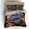 Off-Road Blue Jeep Bedding Set Bedding Duvet Cover Set Duvet Cover Pillowcases (1 * Duvet Cover 2 * Pillowcases, Without Duvet Insert)