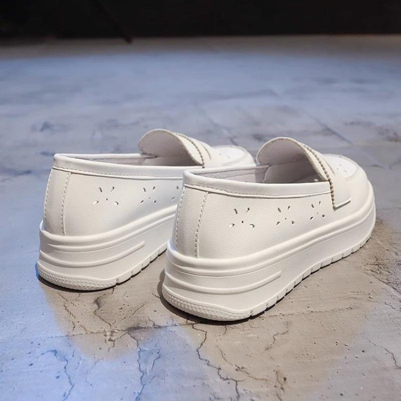 Nurse shoes women's soft sole breathable not tired feet summer white work shoes thick sole heightening white shoes medical shoes