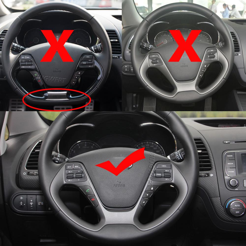 High quality Steering Wheel Switch Panel for Kia K3 K3S Cerato Ceed jd Rio 3 Steering Wheel Frame No Buttons