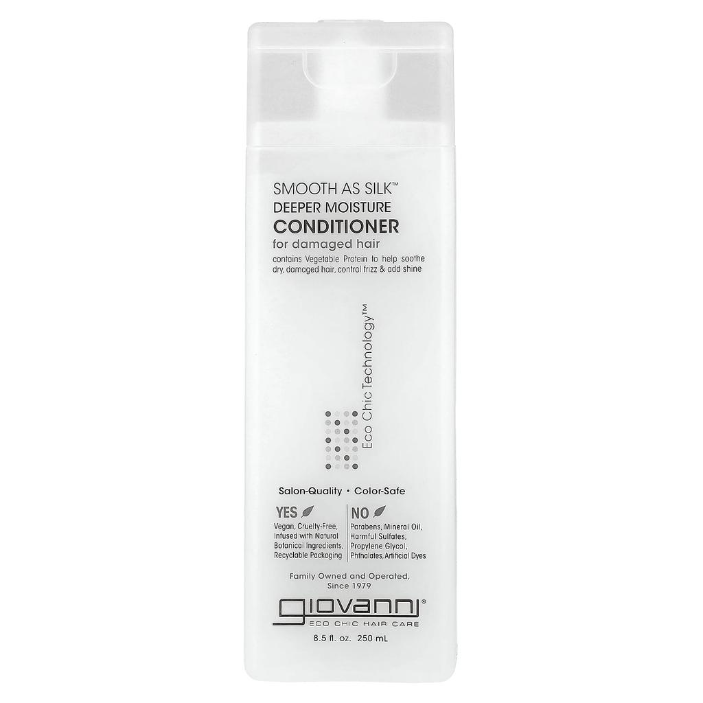 Smooth As Silk, Deep Moisture Conditioner, For Damaged Hair, 250 Ml (8.5 Fl Oz)