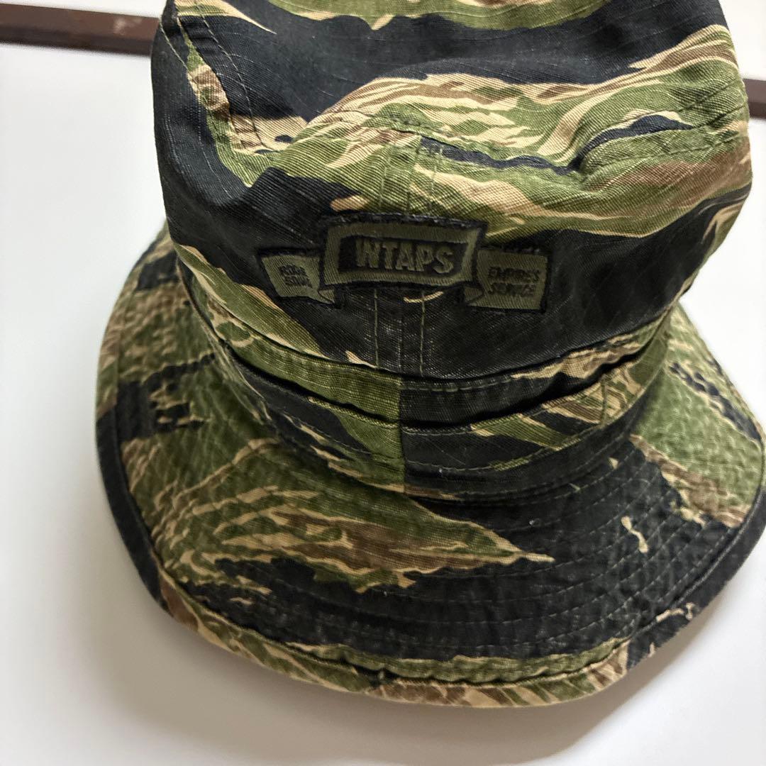 Used WTAPS Tiger Camo Bucket Hat Initial