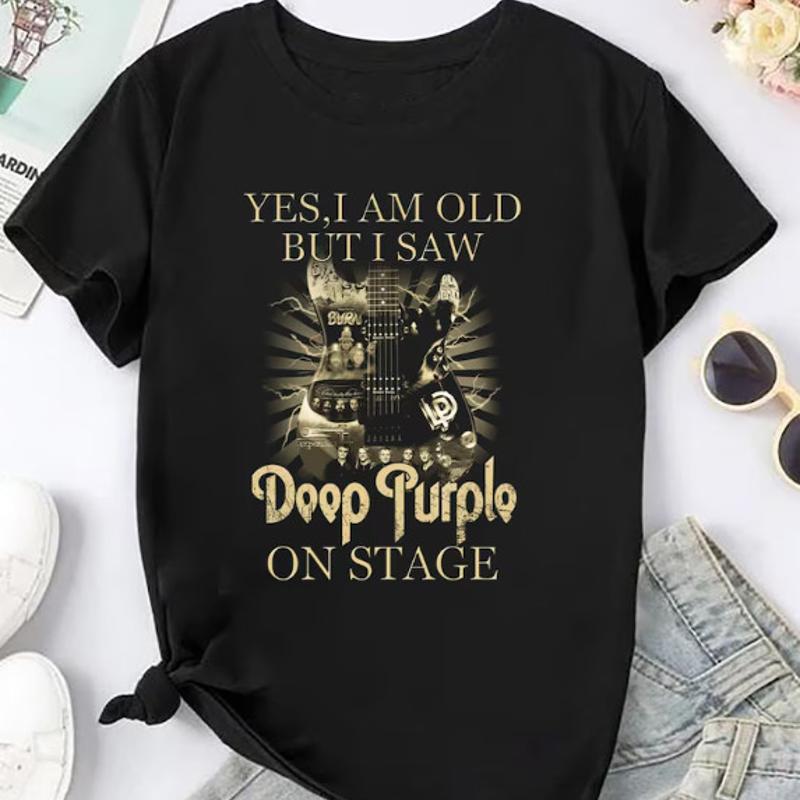 Deep Purple 90S Vintage T Shirt Signature Band S разноцветный