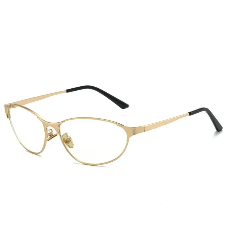 

Retro Cat Eye Metal Frame Presbyopia Glasses Anti-Blue Light Reading Glasses Women s Men s Y2K Street Photography Trendy Eyewear +2.5