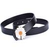 Belt Women'S Leather Cowhide Smooth Buckle Thin Belt Casual Women'S Decoration