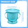 Bedside Urinal Potty Pot Household Portable Toilet, Spittoon with Lid for Adults