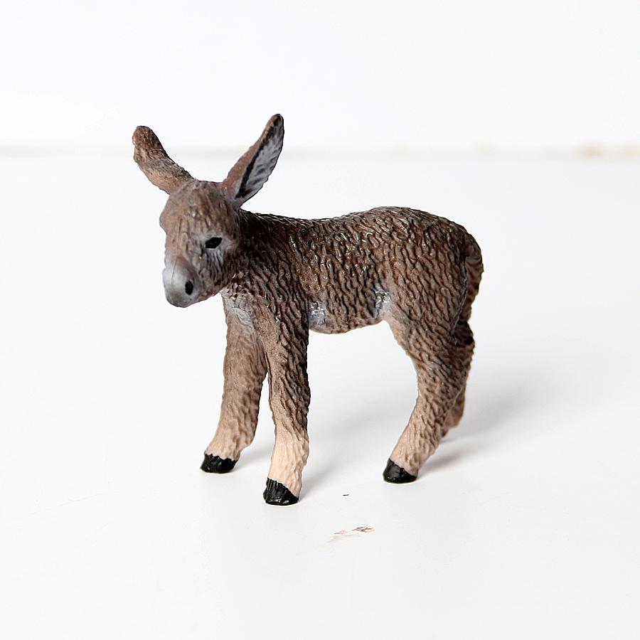 Modellino Asino Animali Giocattolo Figure Animali della Fattoria Action Figure Anime Regali per Bambini Giocattoli per Bambini Giochi Decorazioni Natalizie
