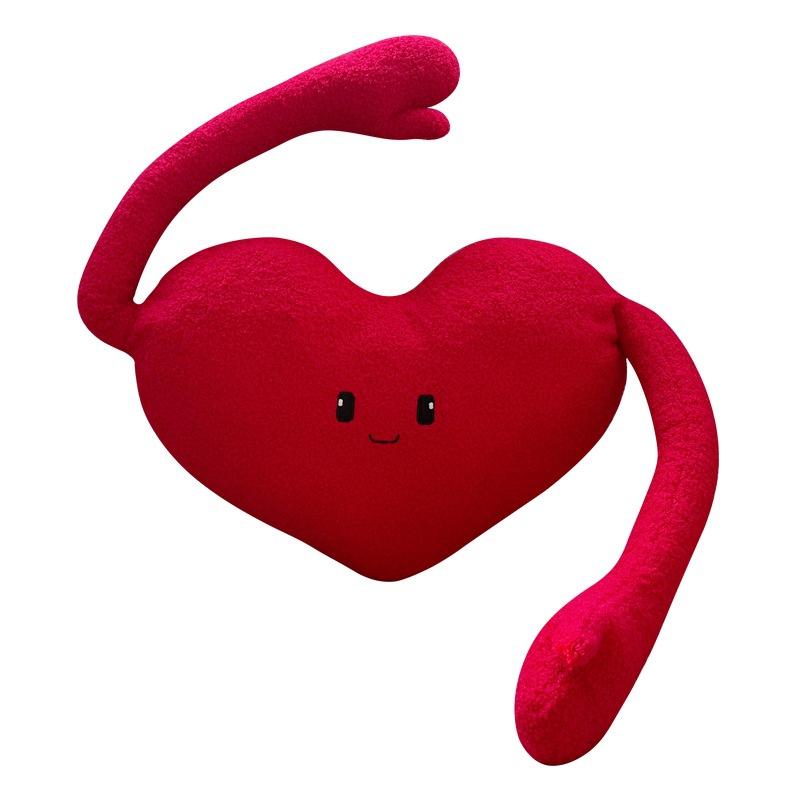 Cartoon Soft Love Pillow Plush Toy Doll Letter Doll Girl Soothing Rag Doll Birthday Gift