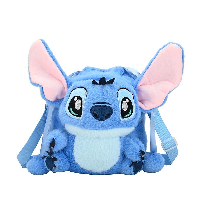 Cute Stitch Plush Backpack for Kids - Children's Storage Bag & Toy Carrier