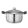 Stainless Steel Anti-Scald Soup Pot with Double Ears for Gas & Induction Cookers