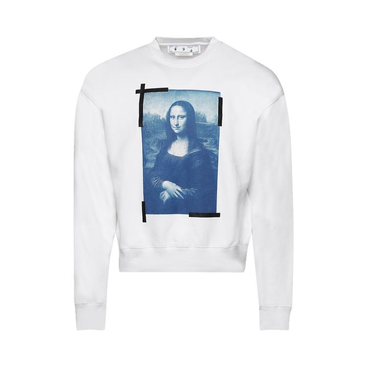 

Off-White Monalisa Over Crewneck Белый Мужской Топ OMBA058C99FLE0030145 XXS