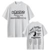 Rapper Drake Europa Tour mit Partynextdoor 2025 T-Shirt SSS4U Some Sexy Songs 4 U T-Shirts Unisex Damen Hip Hop Mode T-Shirts