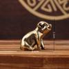 1/2Pcs Vintage Brass Pig Statue Figurine For Wealth Luck For Home Office Desk Decor Unique Ornaments Gift
