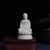 Ivory Fruit Powder Buddha Statue Chinese Style Buddha Statue Feng Shui Ornament Ivory Fruit Powder Pressed Crafts Home Decor