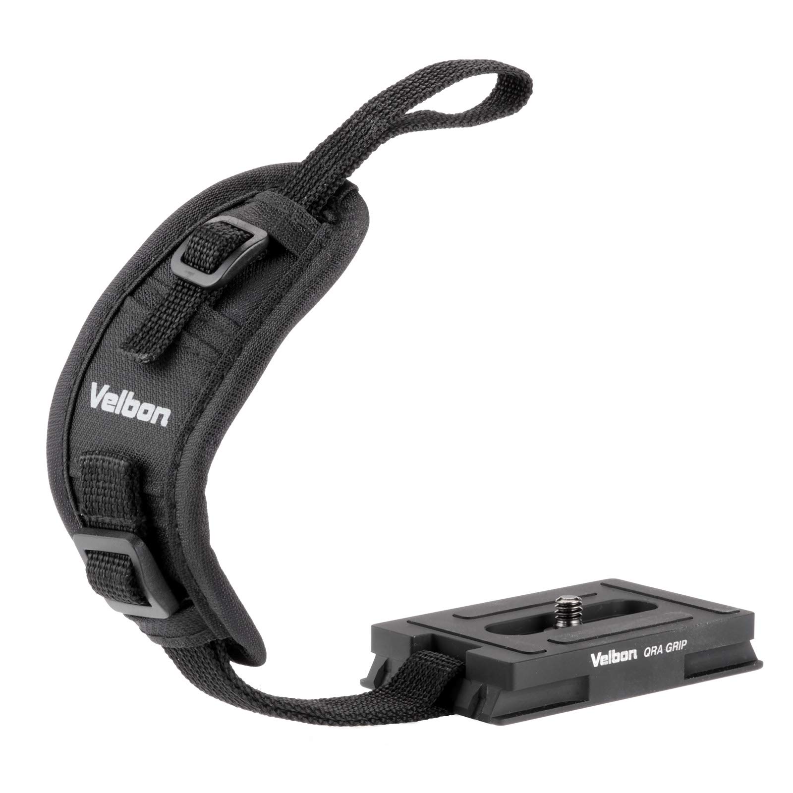 

Velbon Hand Strap for DSLR and Mirrorless Compatible with Quick 474131 QRA-GRIP Cameras, QRA-635L Shoe, чорний