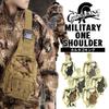 CarthageKing Military Bag for and Outdoor Activities 6-Color One-Shoulder 3-Way Airsoft, Mountaineering, Fishing, (Desert (TAN))