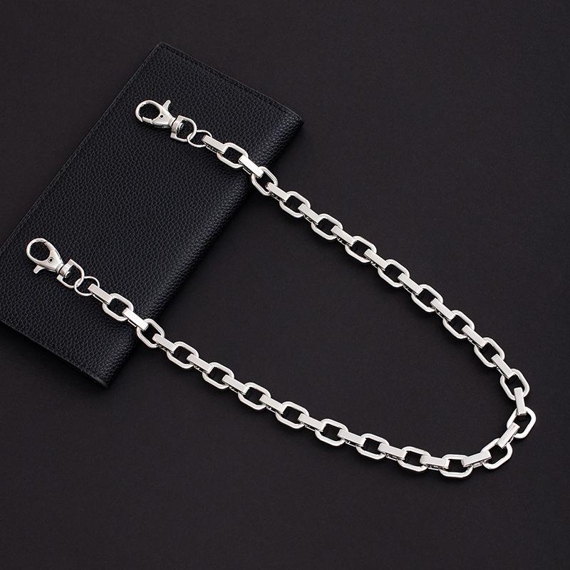 Einfache Punk Herren Metall Jeans Kette Trendige Personalisierte Hip Hop Hüftketten Accessoires Dicke Kette Hosen Anhänger