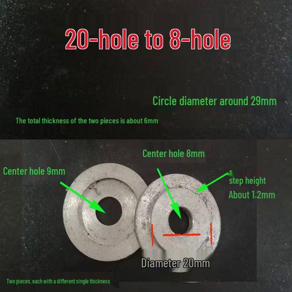Pressure Plate Jade Carving Washer Gasket Reducer: Large To Small Hole Conversion Pad