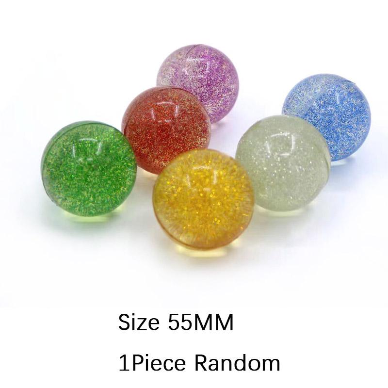 1Pcs Big 55Mm Bouncy Balls For Kids Party Favor Basketball Glitter Marbleized Balle Rebondissante Juguetes Divertidos Para Niños