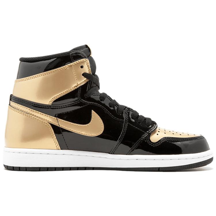 New Jordan 1 Retro High OG NRG Gold Toe 861428-007