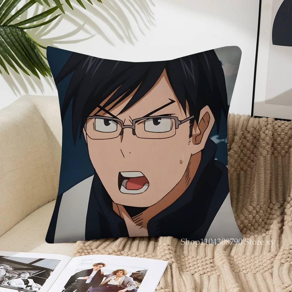 1Pc Anime Tenya Iida Pillow Case Fashion Square Pillowcase Bedroom Sofa Room Ins Decoration Leisure