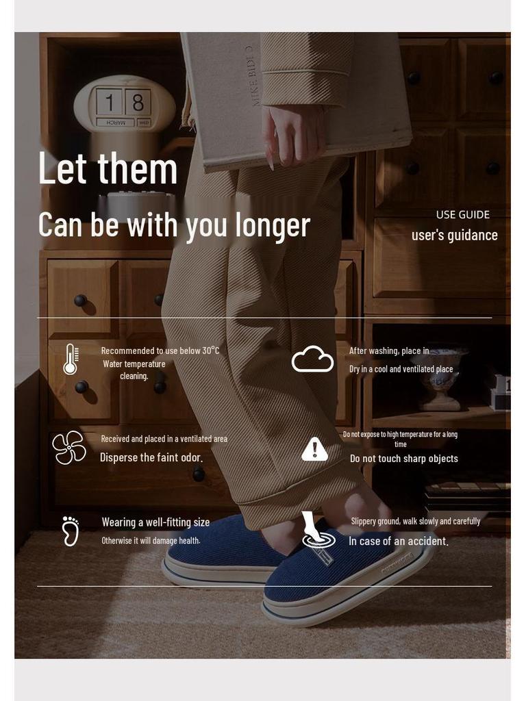 2025 Nieuwe Herfst/Winter Dikke Zool Elastisch Katoenen Pantoffels - Warm, Antislip en Comfortabel voor Mannen en Vrouwen