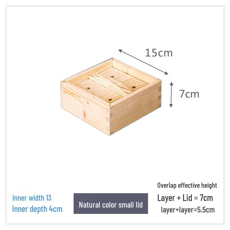 Cedar Wood Dim Sum Steamer Basket - Square Xiaolongbao & Rice Rack for Cantonese Tea