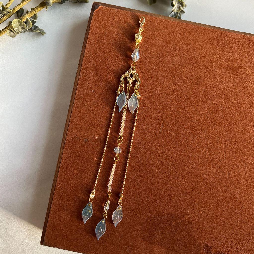 Exquisite Handmade Beaded Hairpin Tassel - Ancient Style Pendant Accessory