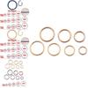 Stunning Steel Nose Ring Septum Clicker With Seamless Appearance And Anti-allergy