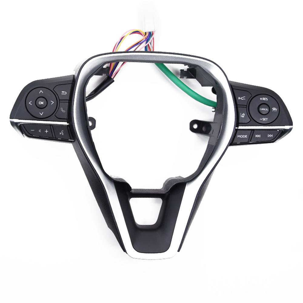 Multifunction Steering Wheel Cruise Control Button Switch With Frame Fit for Toyota Corolla Levin 2019-2022
