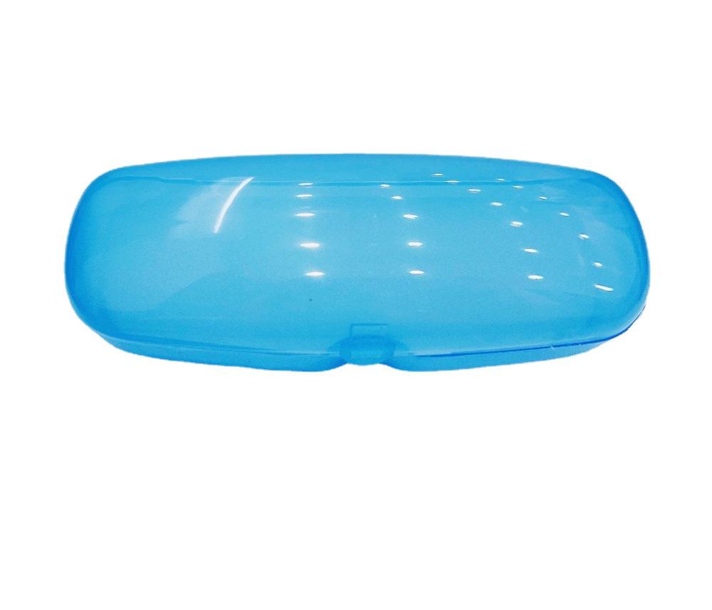 Großes gemischtfarbiges Kunststoff-Brillenetui für Lesebrillen