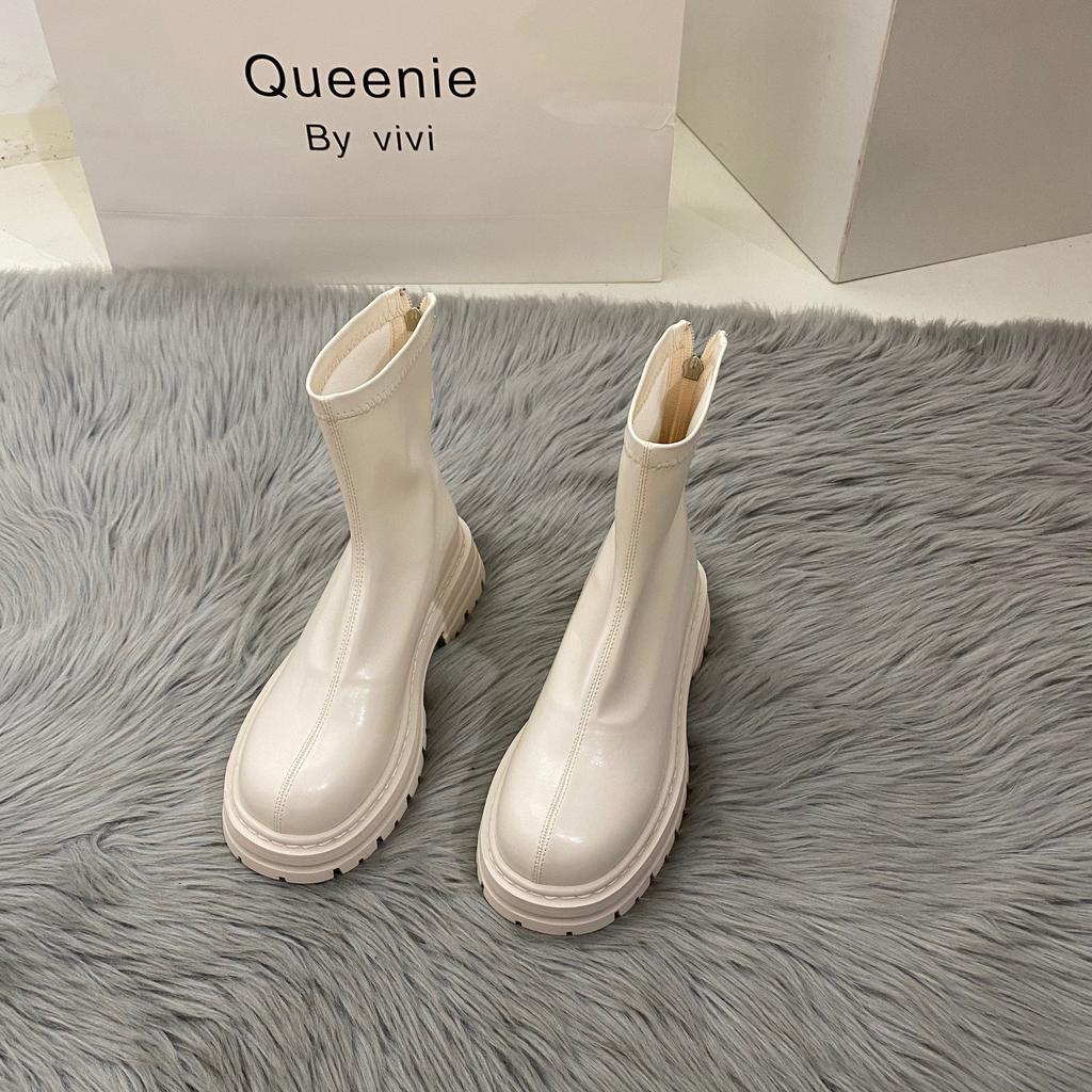 Kurpes Zābaciņi Melni Mazi Zābaciņi uz Platformas Balti Pieguļoši Jauni Bērnu Gada Martinu Zābaki Vasaras Brūni