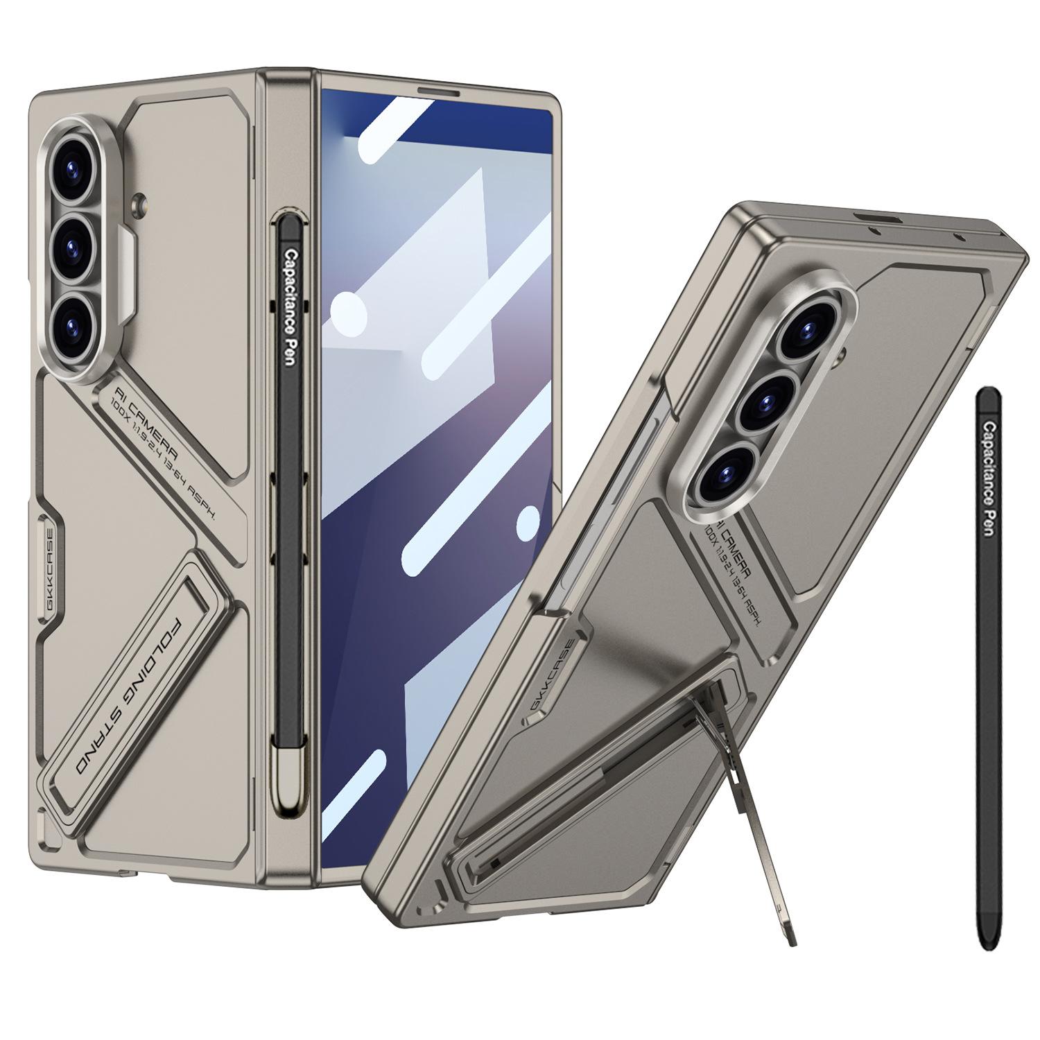 

Samsung ZFold7 Mobile Phone Case High End Bracket Ultra Thin Rotating Shaft Pen Slot with Pen Shell Film Full Include Anti Fall Hard Shell SM-Fold7