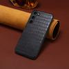 For Samsung Galaxy S23 Case Crocodile Texture PU+PC+TPU Well-protected Phone Cover