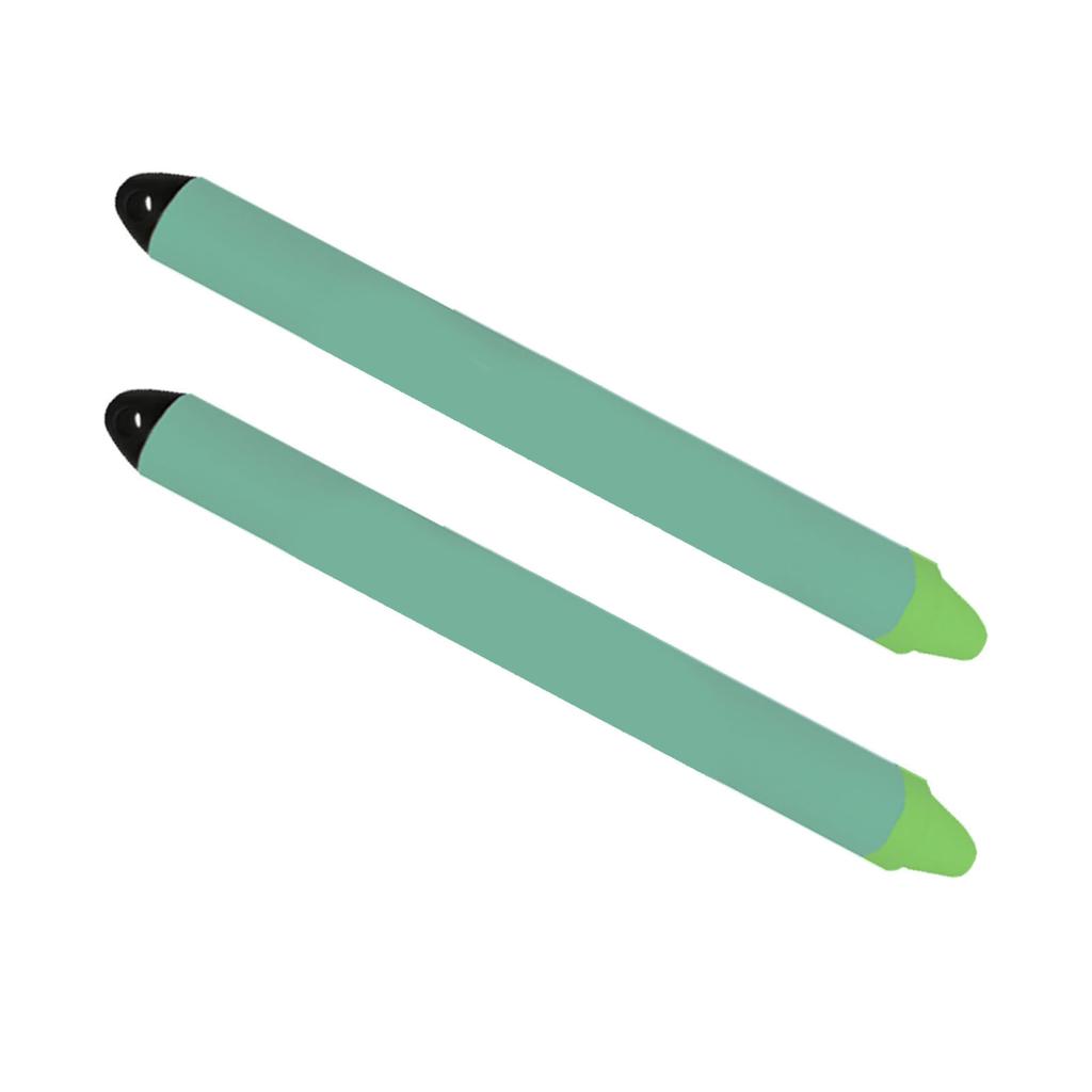 2Pcs Stylus Pen with Tethers for Touch Screens Tablet Phone Devices Kid Friendly Green