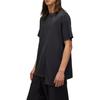 Y-3 Solid Color Round Neck Drop Shoulder Loose T-Shirt Unisex Tops Black JN4945
