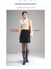 Women's High-Waisted A-line Sheath Skirt, Elegant Hip-Hugging Design for Autumn/Winter 2025