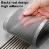 1 Roll Disposable Hair Drain Stickers Waterproof Fiberglass Floor Drain Sticker Mesh Filter Hair